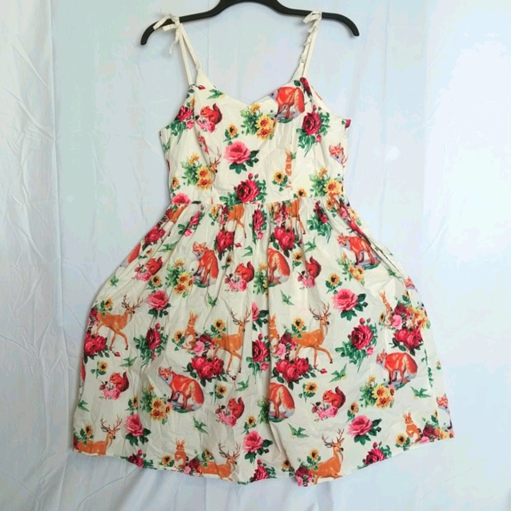 Hell Bunny fox deer dress